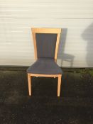 17x Used Grey Side Chairs.