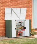 4x2 Metal Shed. Customer Returned Item. Contents not checked.