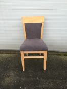 9x Used Grey Side Chairs