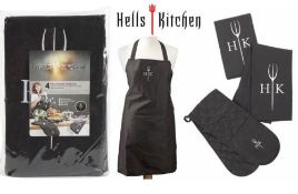5 x Hells Kitchen Four Piece Textile Set RRP £34.99 each