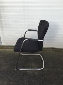 4x Used Meeting / Conference Room 'Z' Style Stacking Chairs.