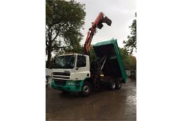 2006 DAF 75 CF 310 6x4 Grab Lorry.