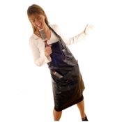 Job lot 55x hair tools tint aprons in black combined RRP £604.45