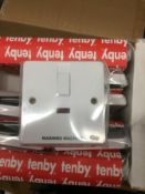 20 X TENBY 20A CONTROL SWITCH ENGARVED WASHING MACHINE BRAND NEW BOXED