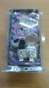 Appx 300 pcs barking / flashing dog keychain - brand new in pack