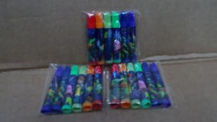 Approx. 250 Packs of 6 Teenage Mutant Ninja Turtles Felt tip pens. You will receive approx. 1,500