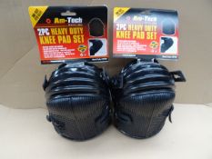 5 x Am-Tech Quality Tools. 2 Piece Heavy Duty Knee Pad Set. One Size fits all. Very high quality!