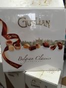 10 boxes of Guylian Luxury Belgian Classics - Each box contains 76 chocolates and is 880 Grams.
