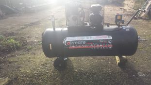 Airmate 250 volts garage compressor as new little used 150 lbs, zero vat