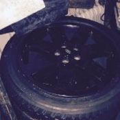 4 3 Black and 1 silver range rover alloys need refurb - No Reserve