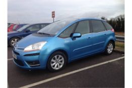 2007 (57) Citroen C4 Picasso, 2.0 HDI SA 16v Exclusive Metallic Blue 75000 miles, next MOT Sept