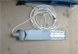 2 x LED Silver Grey Street lamp LOT OF 2 Used but as new