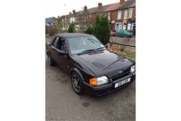 Ford Escort XR3i Convertible 1990/G EFI - With G61 CAR Numberplate