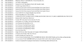 1 Pallet of Garden Products -  Full breakdown shown in images - Pallet Number - 140912GL86D172 Total