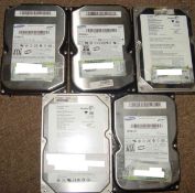 5 X 80 GB PC HARD DRIVES ALL COME WITH THERE ORIGINAL WINDOWS KEYS ALL WORK POST AT £10.00  NO VAT