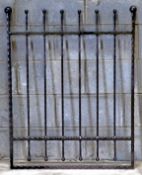 3 single gates finished in Black