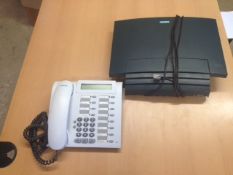 Siemens Multi line phone system with 1 hand set