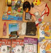 Over 70 items of which about 5 to 10% may be returns, some damaged boxes but mostly new items, all