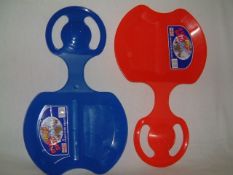 50x Bump Skid Sledges (25x Red / 25x Blue)