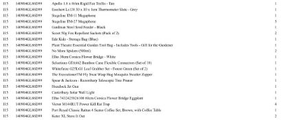 1 Pallet of Garden Products -  Full breakdown shown in images - Pallet Number -  140904GL86D99 Total