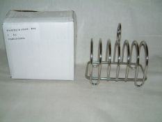 48x Chrome Toast Rack