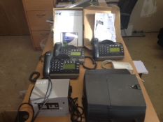BT Versatility Phone line system complete with 3 hand sets