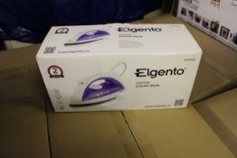 Elgento 2000watt Steam Iron Unchecked/Untested Boxed customer return! RRP £19.99