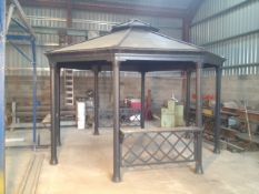 Large garden Gazebo measures 4 metres under the canopy