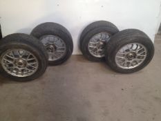 Set of Alloy wheels to fit BMW