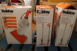 Beldray 1500watt Steam Mop, Unchecked/Untested Boxed customer return!