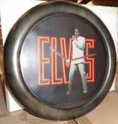 CIRCA 2 NEW LIGHT UP ELVIS PRESLEY CLOCKS RRP UPTO £59 EACH POST AT £10.00