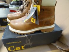 1 x Pair of CAT Ladies Bruiser Golden Brown boots. UK Size:4  Very high retail price!