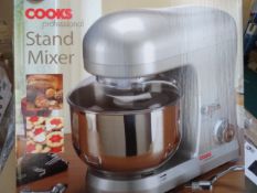 1 x Cooks Professional 5 Litre Stand Mixer. Variable speed setings. 'includes accessories' RRP £149!