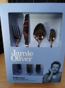 1 x Jamie Oliver 32 Piece Simple and Modern Polished Finished Cuttelry Set! High RRP Value!