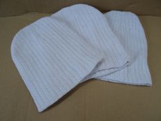 1 x Box to contain approx. 270 x White Wooly Beanie hats. RRP £1.99 Each! Total RRP £537.30! Perfect