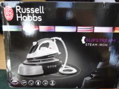 1 x Russell Hobbs Slip Stream Steam Iron, 1000ml Water tank, 1800W, Stainless steel, Leightweight,
