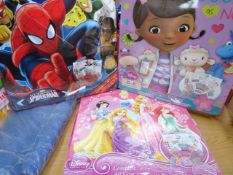 3 x Disney complete art cases. To include: 1 x Doc mcstuffins, 1 x Disney princess and 1 x