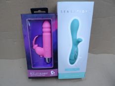 2 x Items to include 1 x Sensations 'need me' rabbit vibrator and 1 x 10 Speed bullet bunny! Very