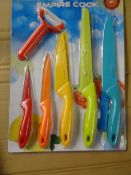 2 x Empire cook 6 Piece knife sets. High quality. High retail value. Unchecked/Untested customer