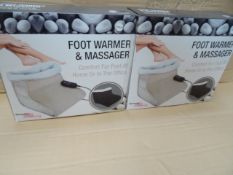 2 x Serenity Beauty Foot Warmer and Massager. Price Marked at £49.99 Each!! Comfort for your feet at