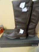 1 x Pair of Firetrap Lexi high boots in brown UK Size:7. Boxed Price marked at £99.99!!