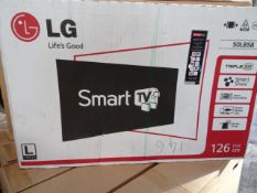 1 x LG 50 Inch Smart TV(50LB58). L Label, Triple XD, Smart Share, Smart sound mode, Smart mobile