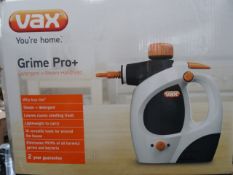 1 x VAX Grime Pro+. Detergent+Steam Handheld. Leaves room smelling fresh and clean! Very high retail