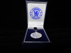 1 x Sterling Silver Chain and Chealsea Football Club Pendant. Brand new and Boxed. Very high