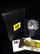 1 x CATERPILLAR JR 143 21 132 Watch complete with box and all accessories. NEW. *FINAL PRICE