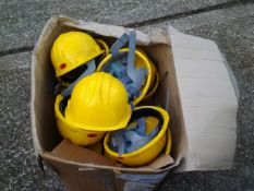 19 x Yellow construction Hard Hats never been used