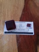 127.20ct natural red ruby loose gem stone with certificate