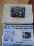 169.00cts of mystic stone loose gem stone with certificate