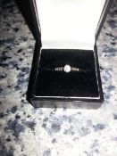 1 x Beautiful diamond ring set in 18 carat gold & platinum