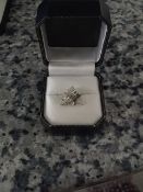 4ct Diamond Earrings set in 14ct white gold.